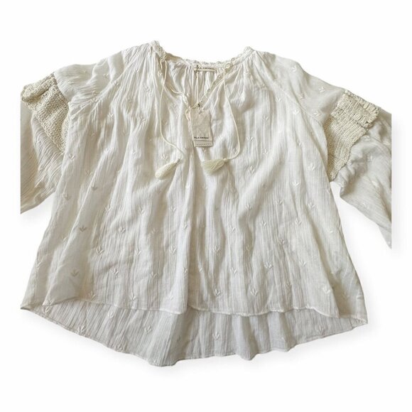 Ulla Johnson Nila Blouse in Natural, ‎ Size 2, New with tag - Picture 9 of 15